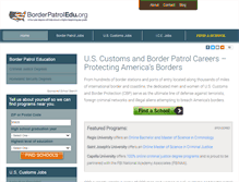 Tablet Screenshot of borderpatroledu.org